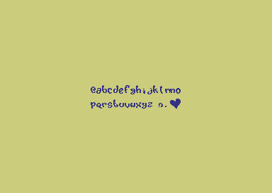 Flutterby - 1x2 Font