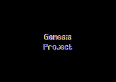 1987 - A Space Intro - Genesis Project Sprites