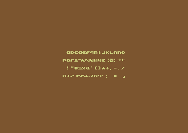 Snusbrun Intro - Font