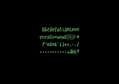 Happy Birthday JTR - 1x2 Font
