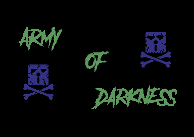 AOD Bloody Hand Intro - Logo and Disk + Crossbones
