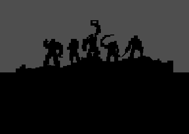 AOD King of the Mountain Intro PETSCII Edition - Pic