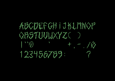 AOD Zombie Intro - Font