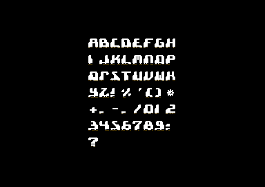 Asteroids Intro - 2x2 Font