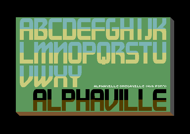 Alphaville - Omegaville Font