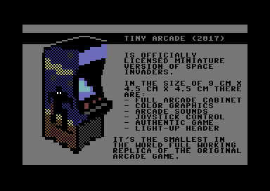 Space Invaders - Tiny Arcade Cabin