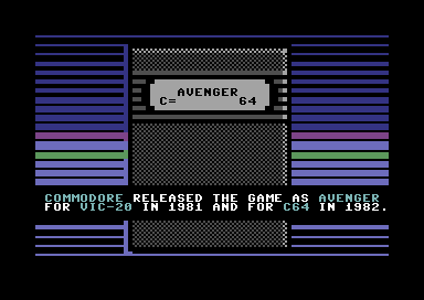 Space Invaders - C64 Game Avenger Cartridge