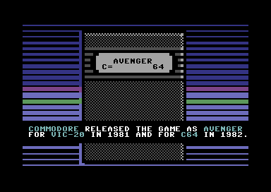 Space Invaders - C64 Game Avenger Cartridge