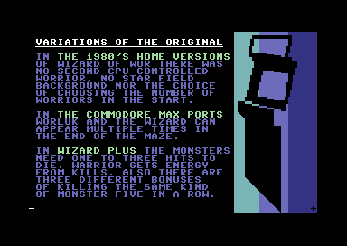 Wizard of Wor Sprite Comparison Demo - Variations