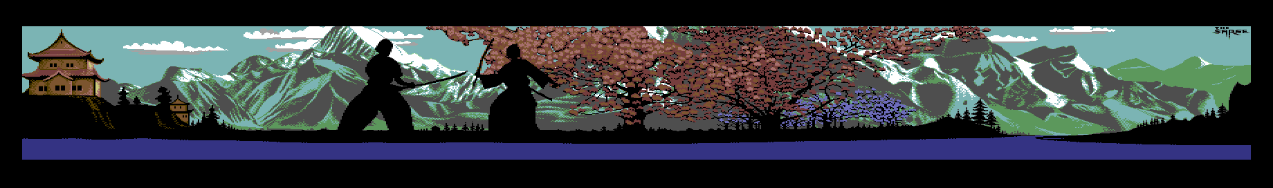 Let's Scroll It! - C64.Com Header (Blue Sky Version)